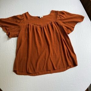 Nannette Women's Burnt Orange Blouse